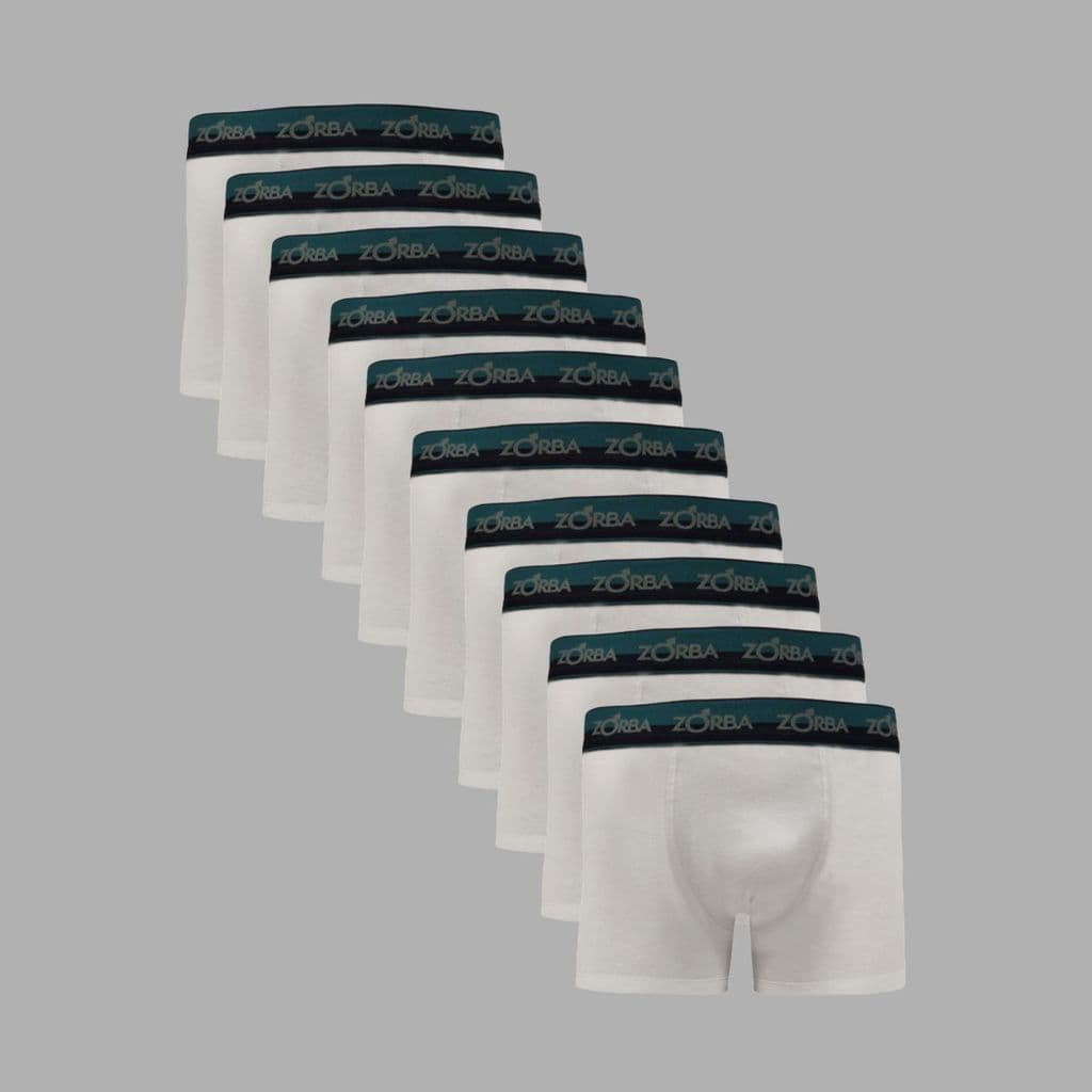 Kit 10 Cuecas Zorba Boxer Max Algodão 702 - PLUS SIZE