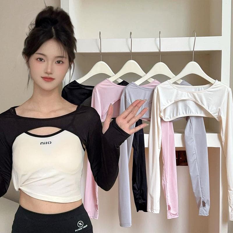 Decorador De Seda Gelo Xale Mangas De Braço Feminino Proteção Solar UV Manguito Luvas Para Atividades Esportivas Ao Ar L