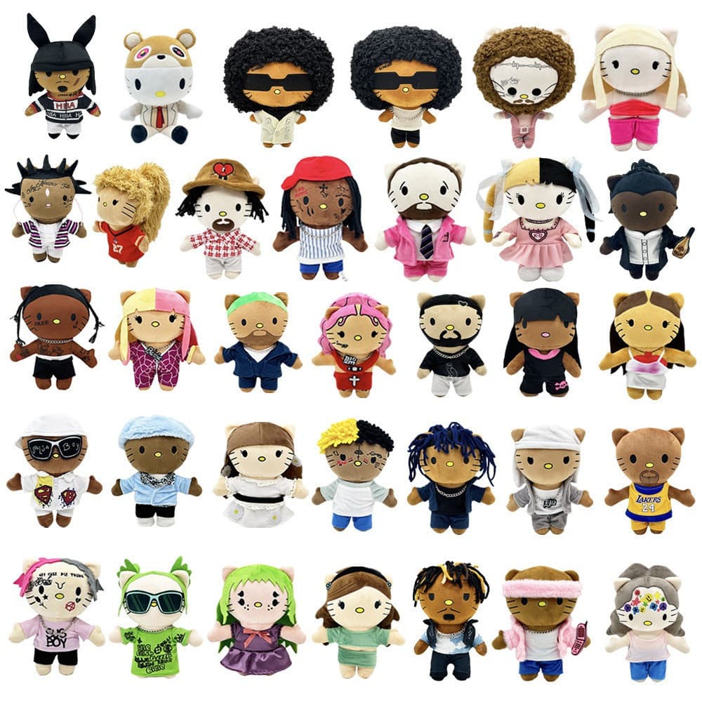 Taylor Swift Eras Tour Bruno Mars Pelúcia , LIL PEEP Billie Eilish  Melanie Martinez Travis Scott Dolls Star Hello Kitty