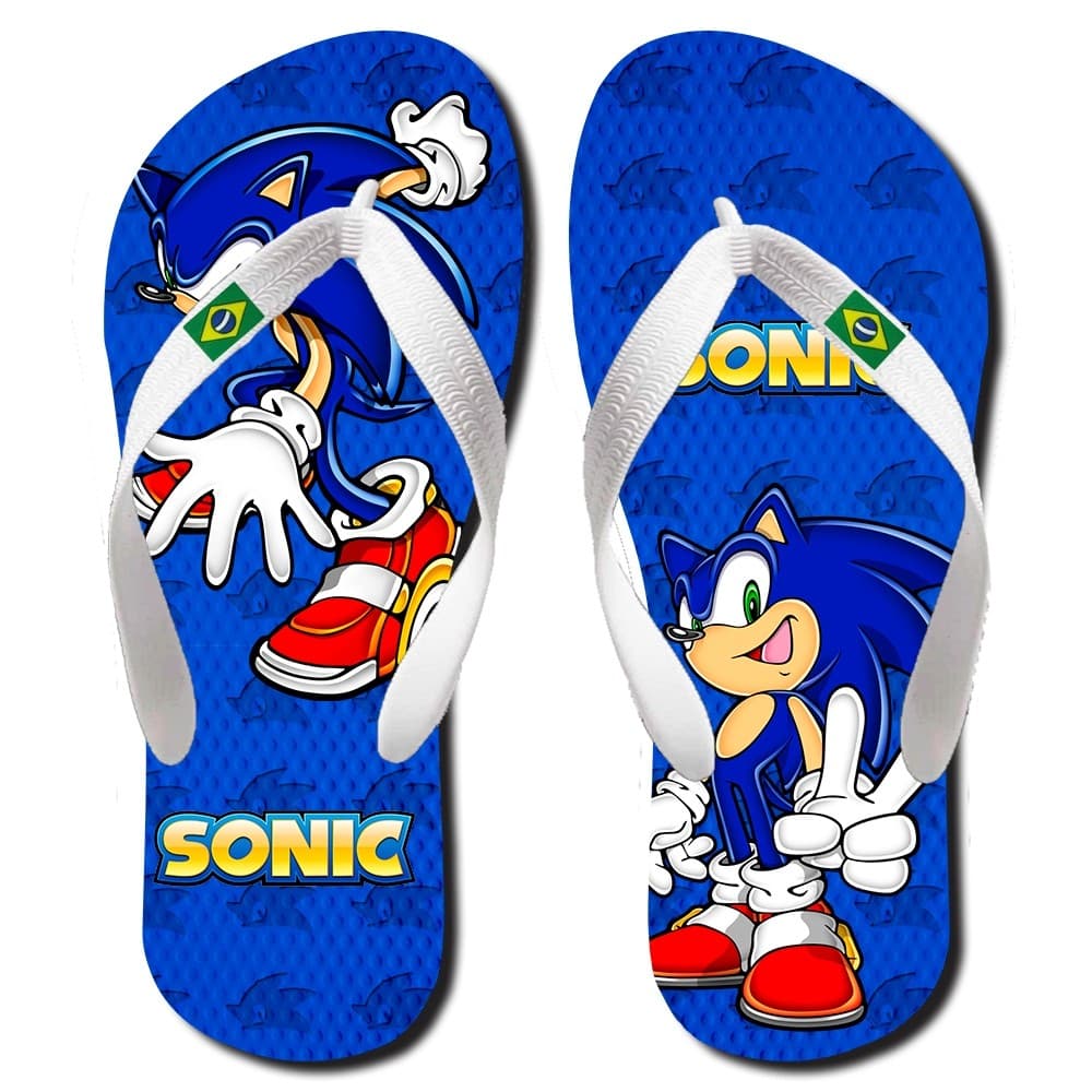 Chinelo do Sonic – Conforto e Estilo para os Fãs! PRIME FITNESS EQUIPAMENTOS
