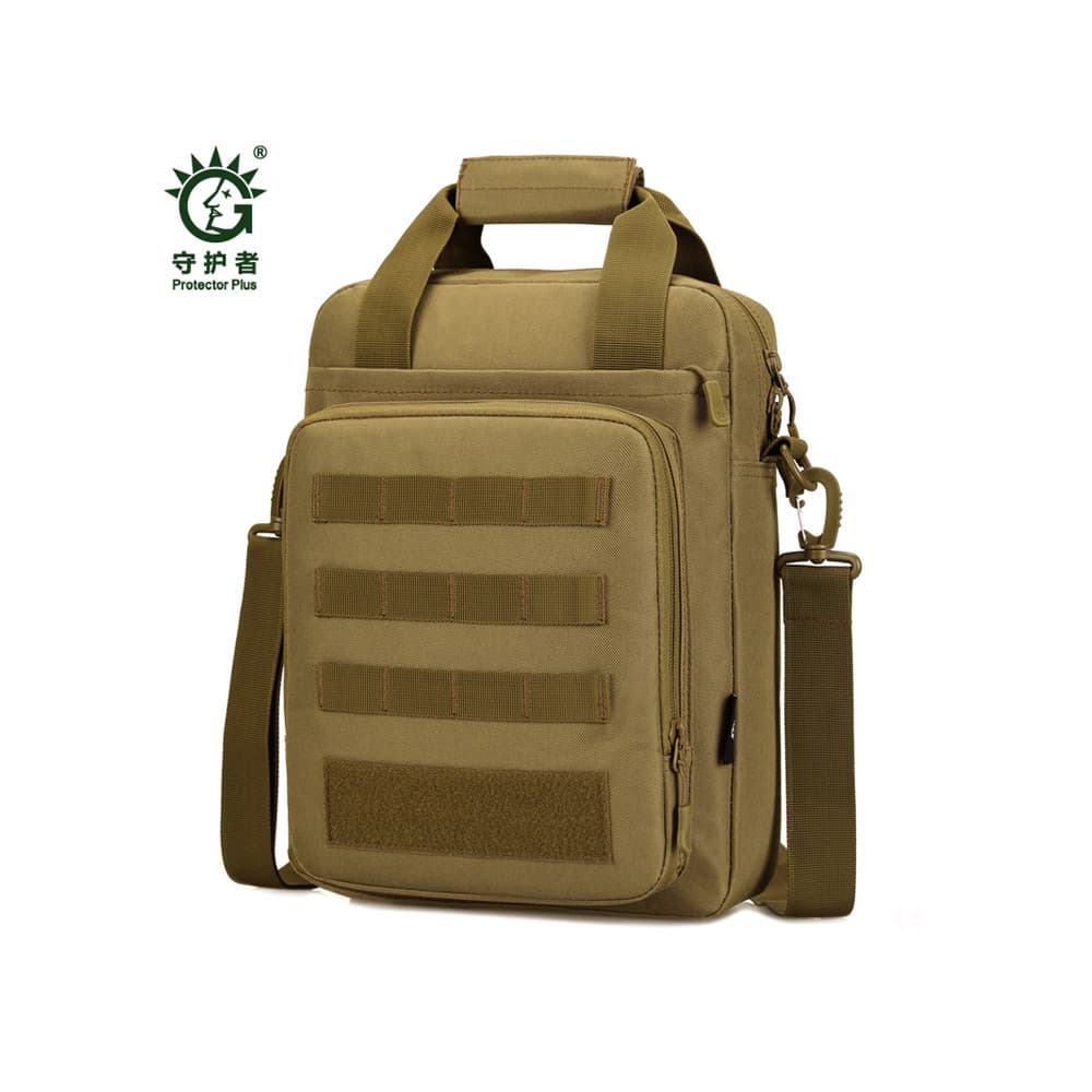 Guardian Straight Tote Bag Bolsa Tática A4 Bolsa Escolar Bolsa de Ombro Mensageiro Masculina Ferramenta de C