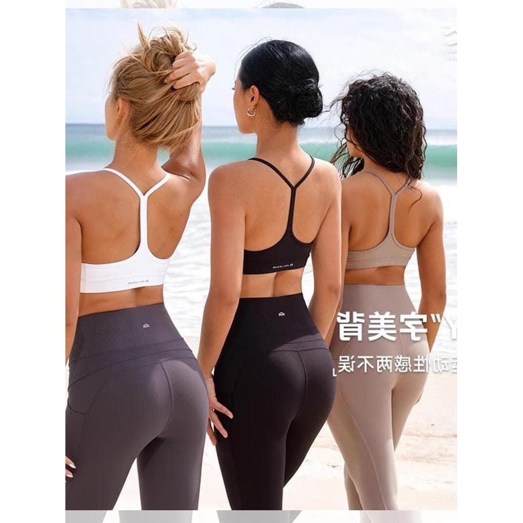 Top fitness academia Sutiã esportivo feminino Top plus size esportivo Roupa interior esportiva à prova de choque com alm