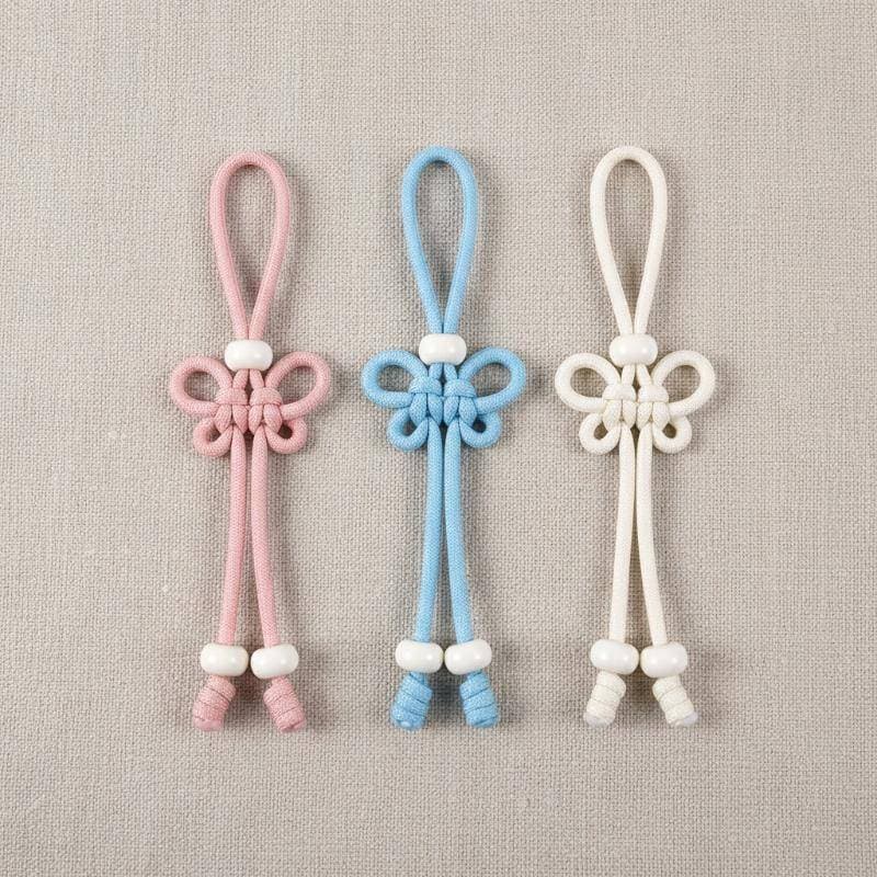 TULANGU Abrangente DIY Borboleta Bolsa Pingente Chaveiro De Corda Trançada Para Buscadores De Estilo BR