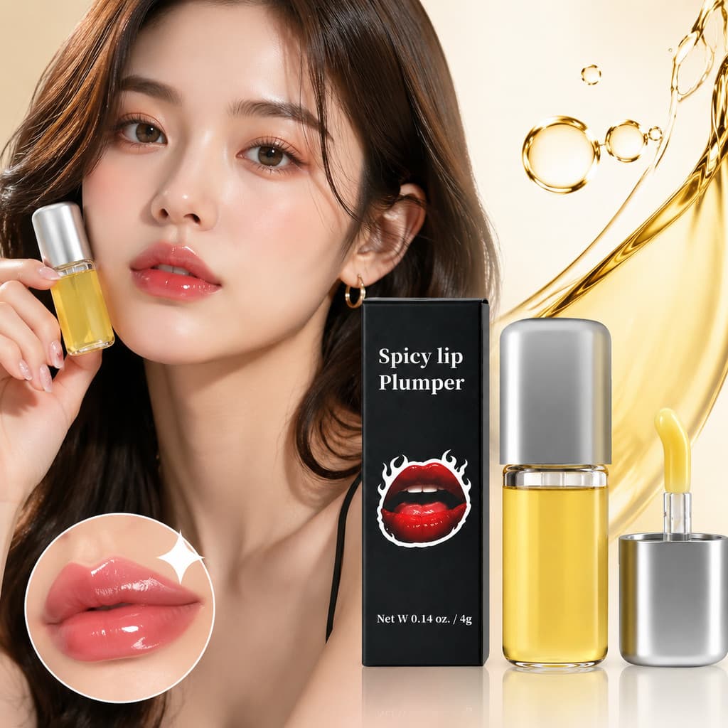 Óleo De Brilho Labial Plumping 4g , Hidratante Não Gorduroso , Alto , Nutrição Diária , Reparação De Lábios Macios , Cui