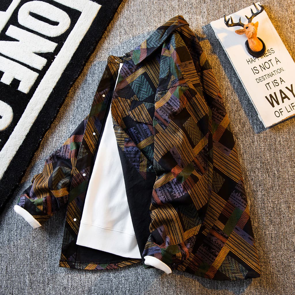 HPCP Jaqueta jeans masculina primavera outono Street Wear influenciador de alta qualidade rufião bonito na moda All-Matc