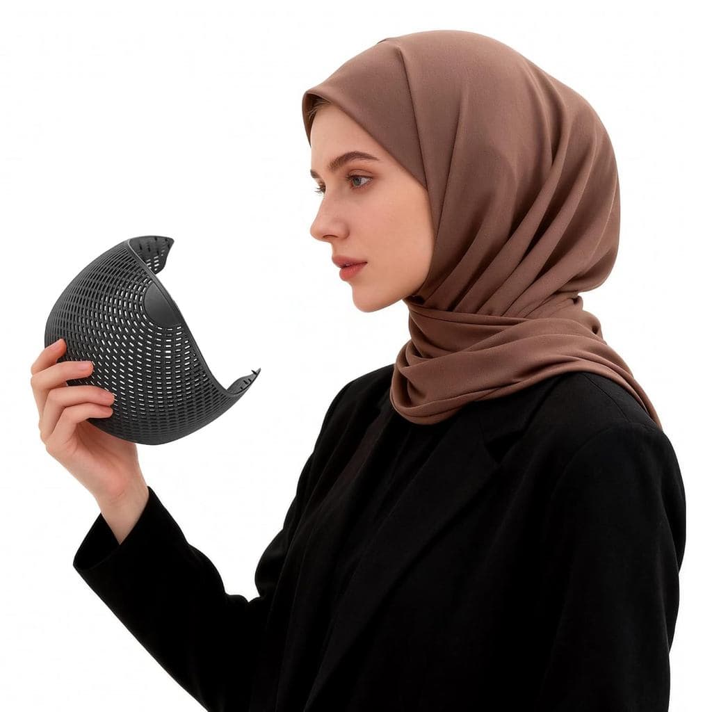 TPEE Faixa Elástica Antiderrapante Para Cabelo , Hijab Sob O Cachecol , Leve , Domador , Oração Diária , Roupa Esportiva