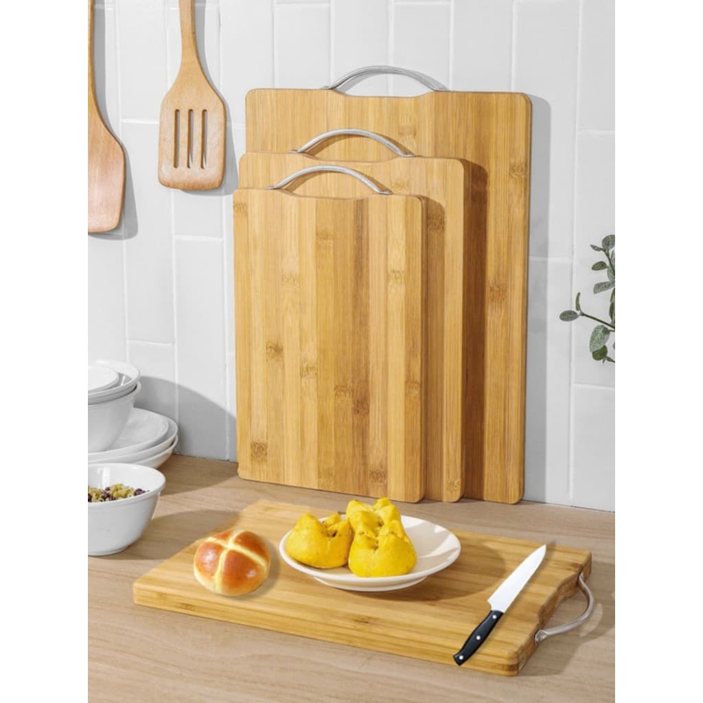 Tábua de corte de bambu quadrada doméstica pode pendurar tábua de corte de madeira maciça Tábua de faca de corte de frut