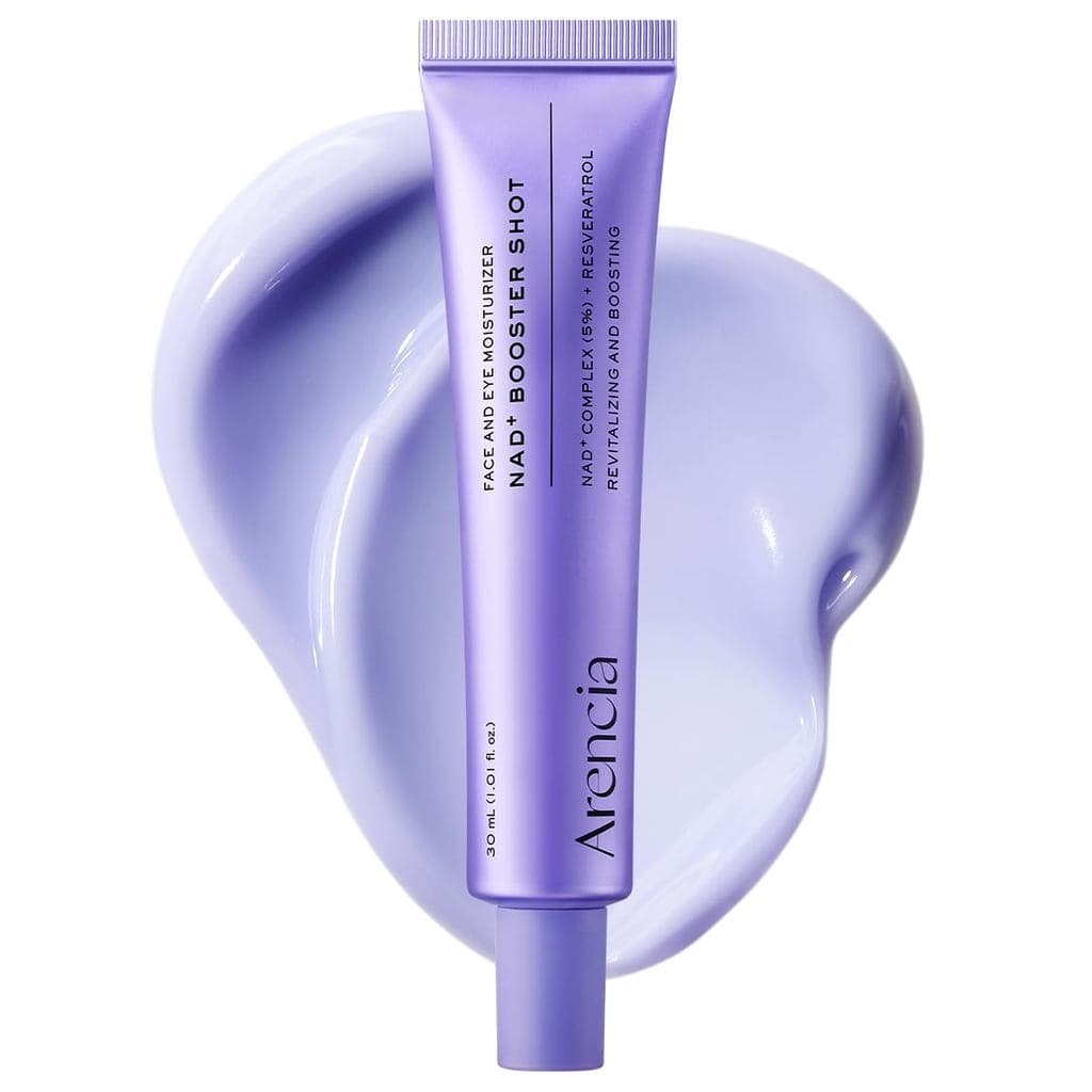 ArenciaNAD+SerumBoosterShot com 5% de Complexo NAD+ e Resveratrol, Suporte para Hidratação e Barreira, 30mL/1.01fl.oz.