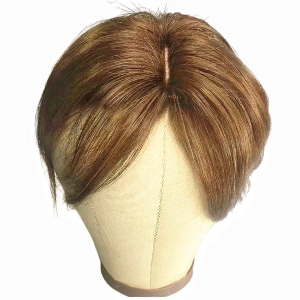 [Clipe Topper De Cabelo Humano Em Franja 15cm