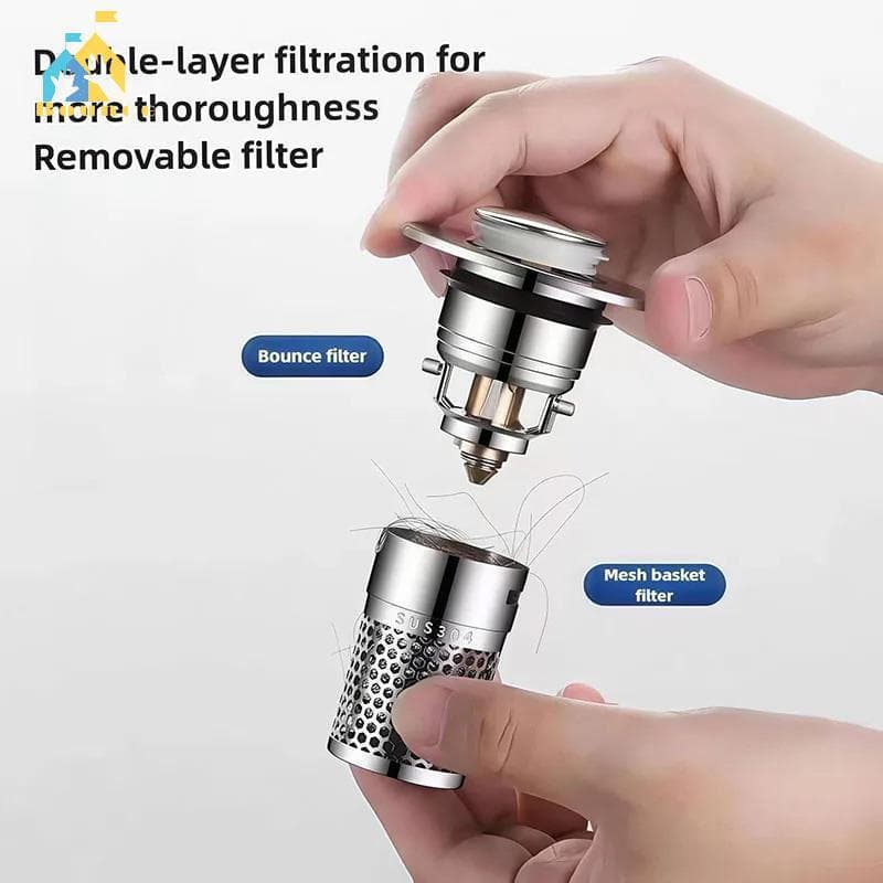 Bbounce Filtro De Drenagem De Piso De Aço Inoxidável , Durável , Anti-Entupimento , Núcleo Saltitante Para Banheiro E Ba