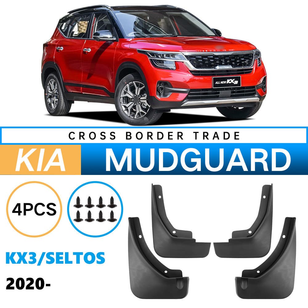 Alta qualidade-adequado para Kia KX3 seltos seltos 2020-2025 carro fender roda traseira fender couro Anti-Mud respingo a