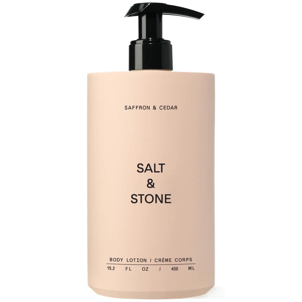 Loção Corporal Salt & Stone para Mulheres e Homens |   Açafrão e Cedro |   Hidrata, Nutre e Suaviza a Pele |   Restaura