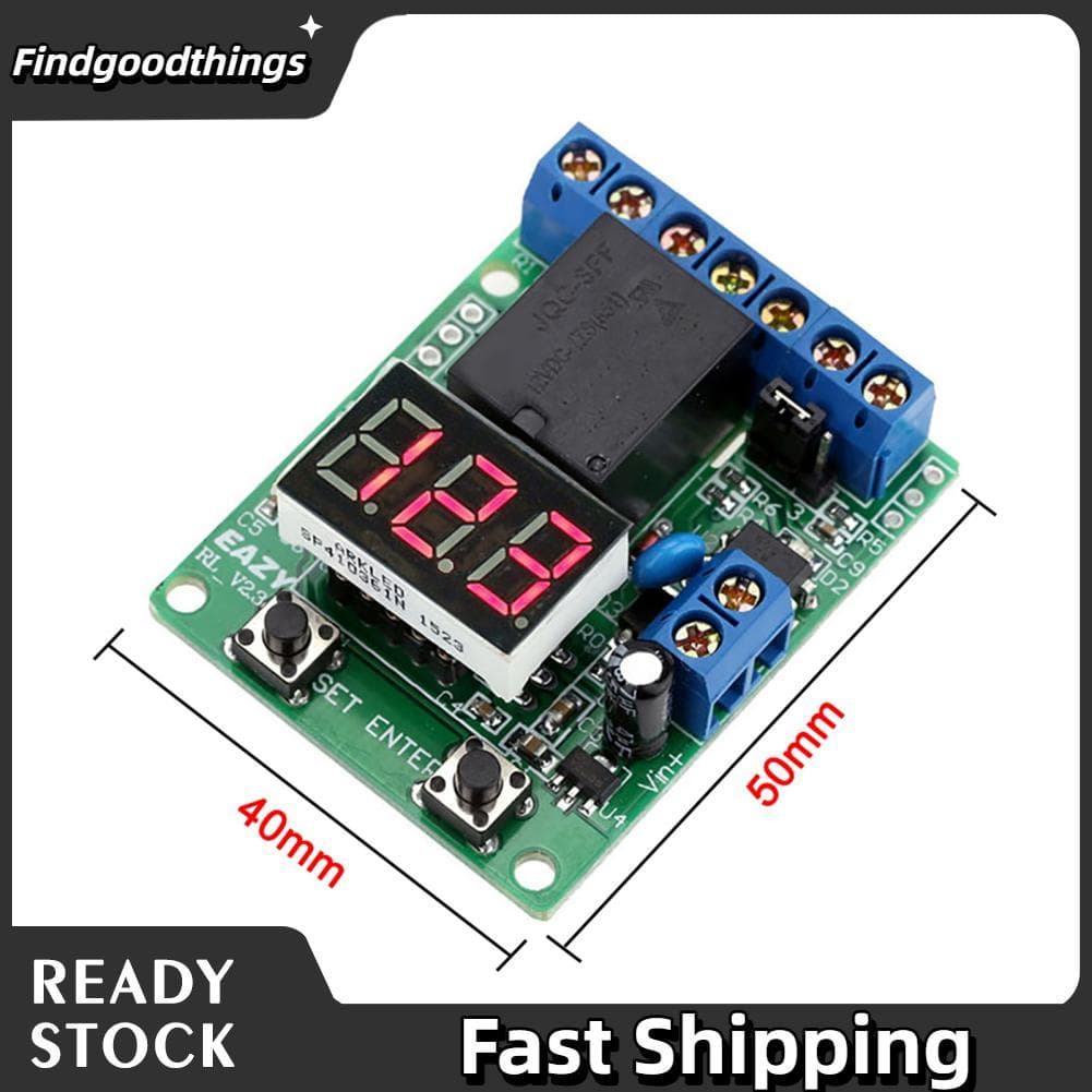 Findgoodthings-br Placa de circuito 0-999 do jogo do módulo do controlador do contador CT 1.1 Faixa de contagem 12V