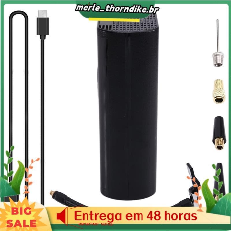 Compressor De Ar Portátil Sem Fio Para Carro , 150PSI , Bomba De Inflação De Pneus Motocicleta , Bicicleta , Bola De Pne