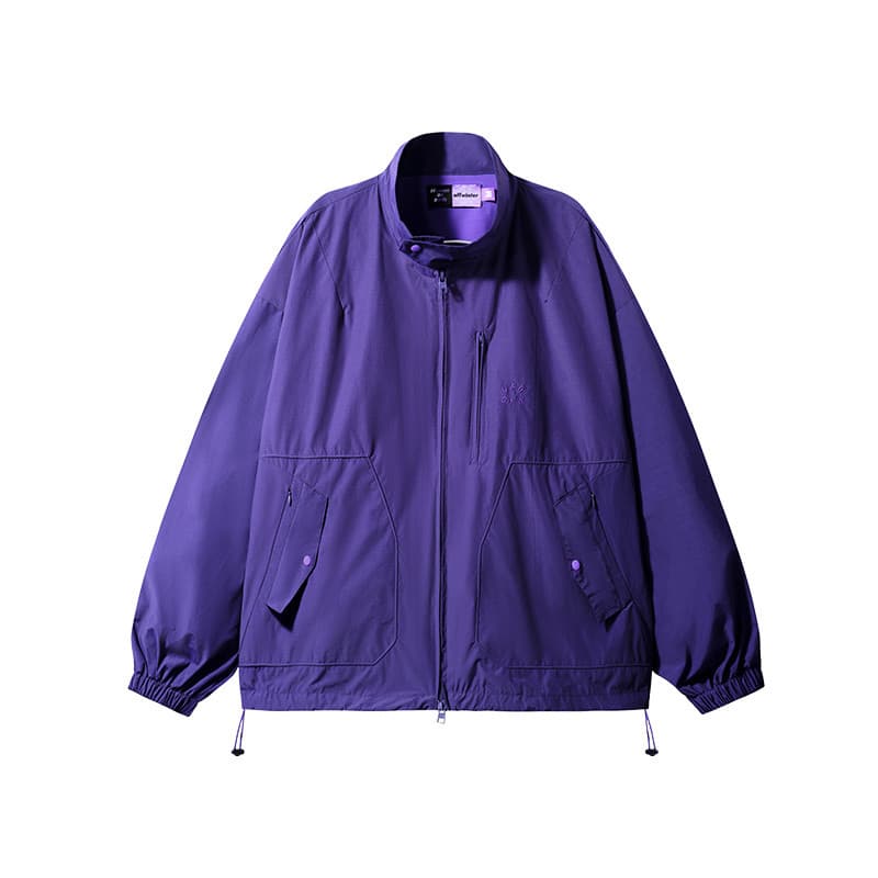 OFFWINTER Space Series Gola Manga Longa Jaqueta Corta-vento City Travel Jaqueta Casual