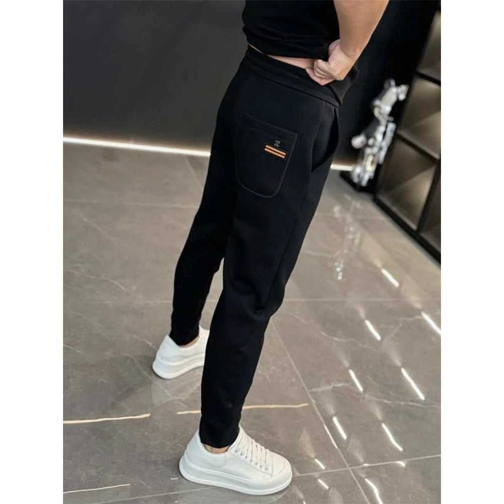 Novo estilo Casual sweatpants masculino outono inverno engrossado pé-bandado magro-ajuste sweatpants estilo americano St
