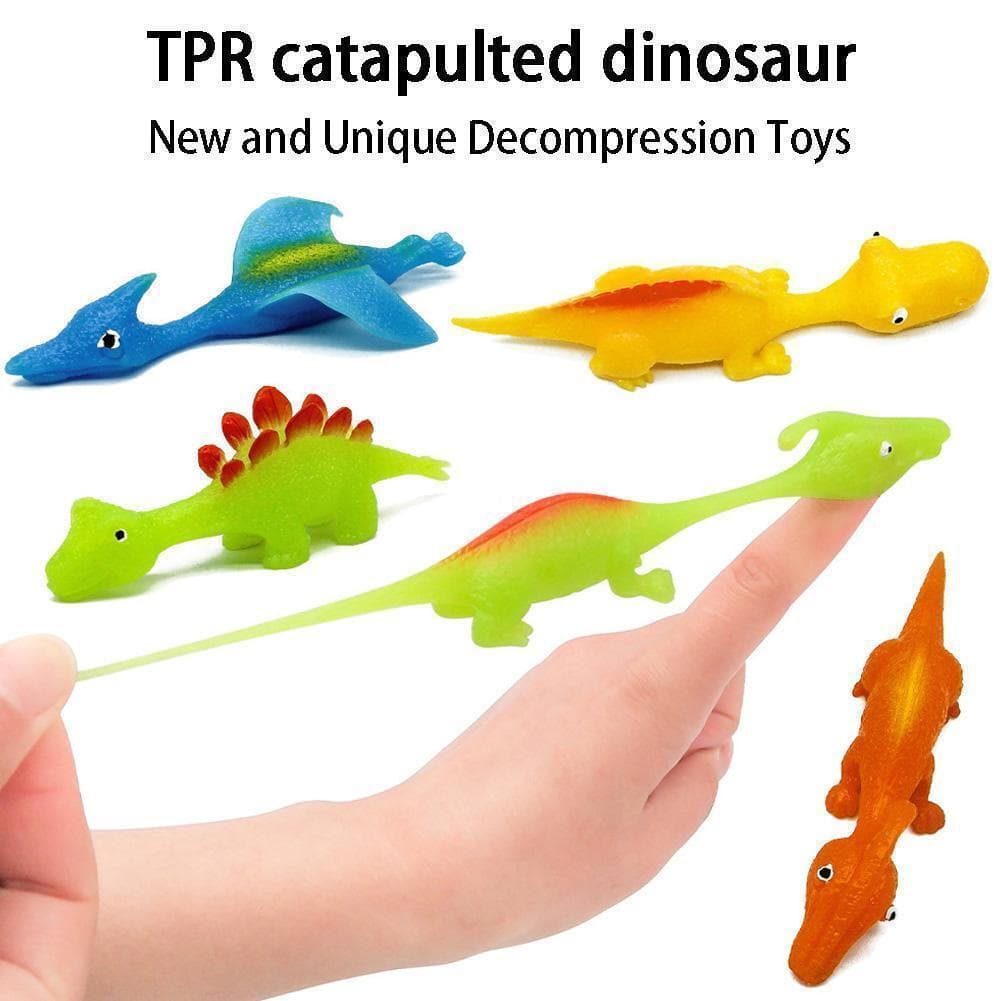 5/25/Dinossauro Dedo Brinquedos Bonito Descompressão Elásticos Brinquedo Tpr Voando D9c6