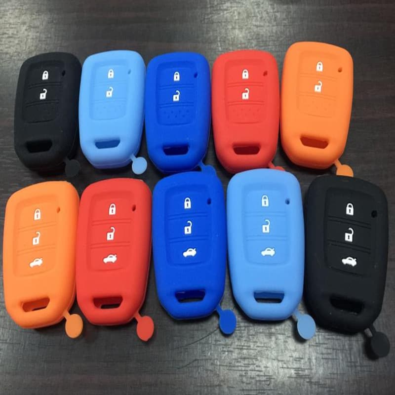 Adequado para Binzhigerui XR-V Fengfan Jingrui capa de Silicone macio placa reta capa chave do carro saco de controle re