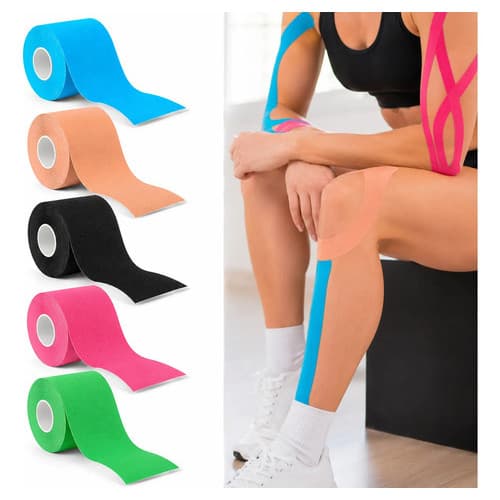 Fita Adesiva Kinesiology Tape Kinesio Tape Suporte Muscular Variadas