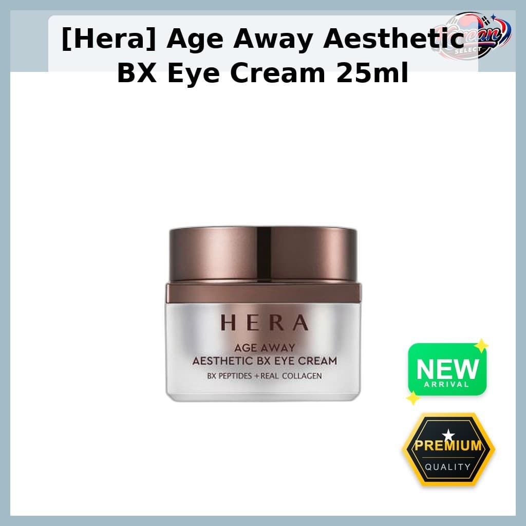 [Hera] Age Away Aesthetic BX Eye Cream 25ml/Creme Para Os Olhos Coreano/Fórmula Antienvelhecimento/100 % Genuíno Da Kore