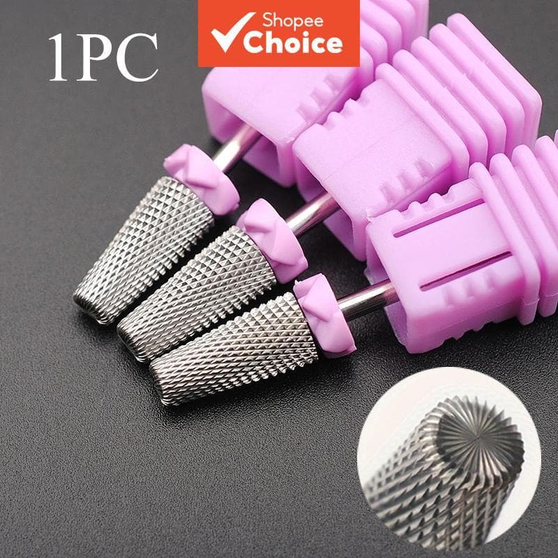 Bits profissionais 5 em 1 para unhas: brocas para remoção de gel acrílico, polimento, limpeza de cutículas, manicure e