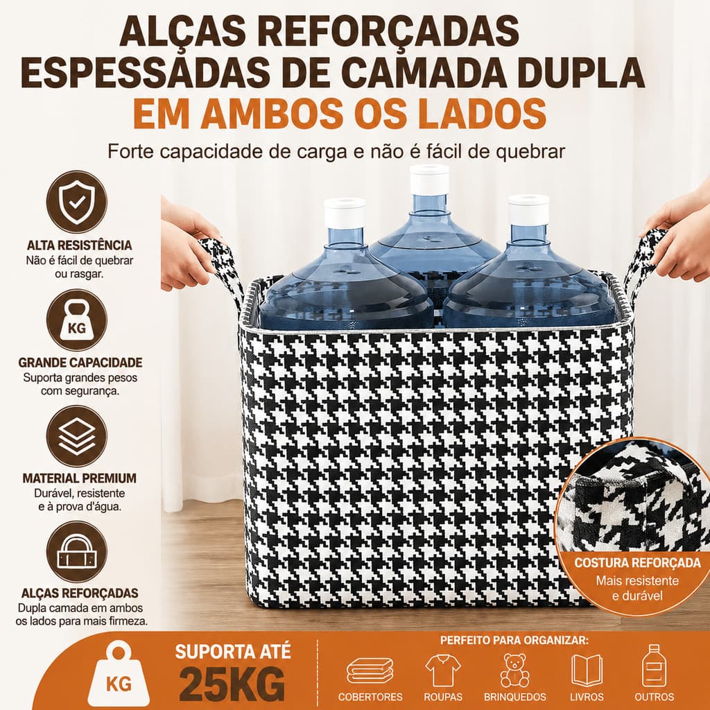 Kit Sacos Organizadores 100/140/180L Ecológico Anti Poeira e Umidade Protege Cobertor Casacos Contra Mofo e Sujeira