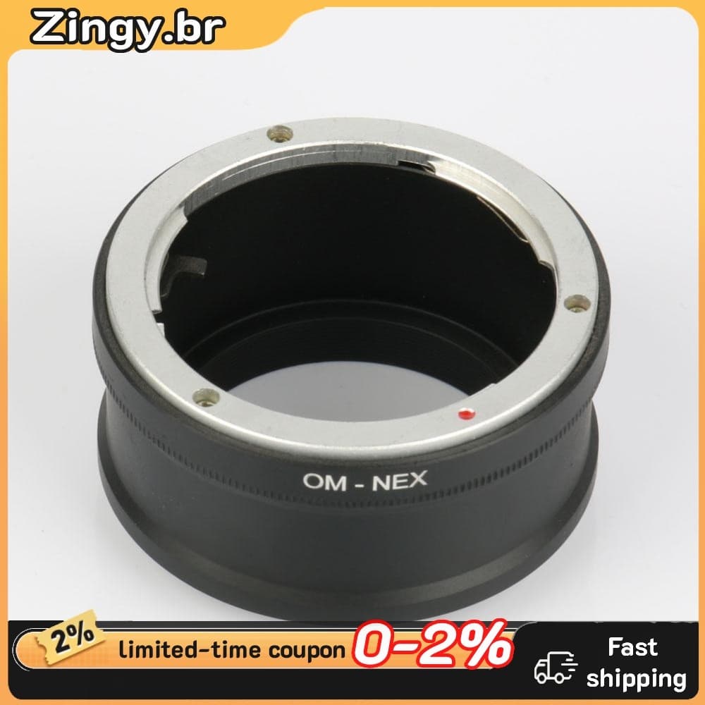 Adaptador De Montagem De Lente Para Olympus OM Sony NEX E-Mount Câmera Anel