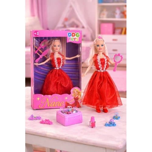 Boneca Barbie Menina Infantil Fashion Vestido Acessorios Brinquedo Moda Presente