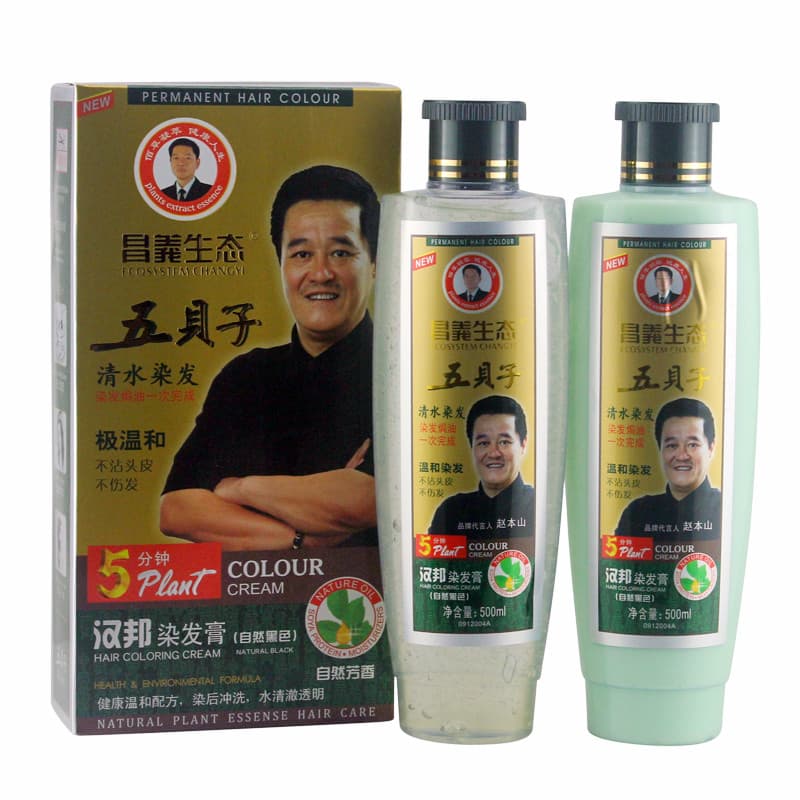 Genuíno Changyi ecológico Hanbang tintura de cabelo creme de tintura de cabelo planta pura Natural água clara antiaderen