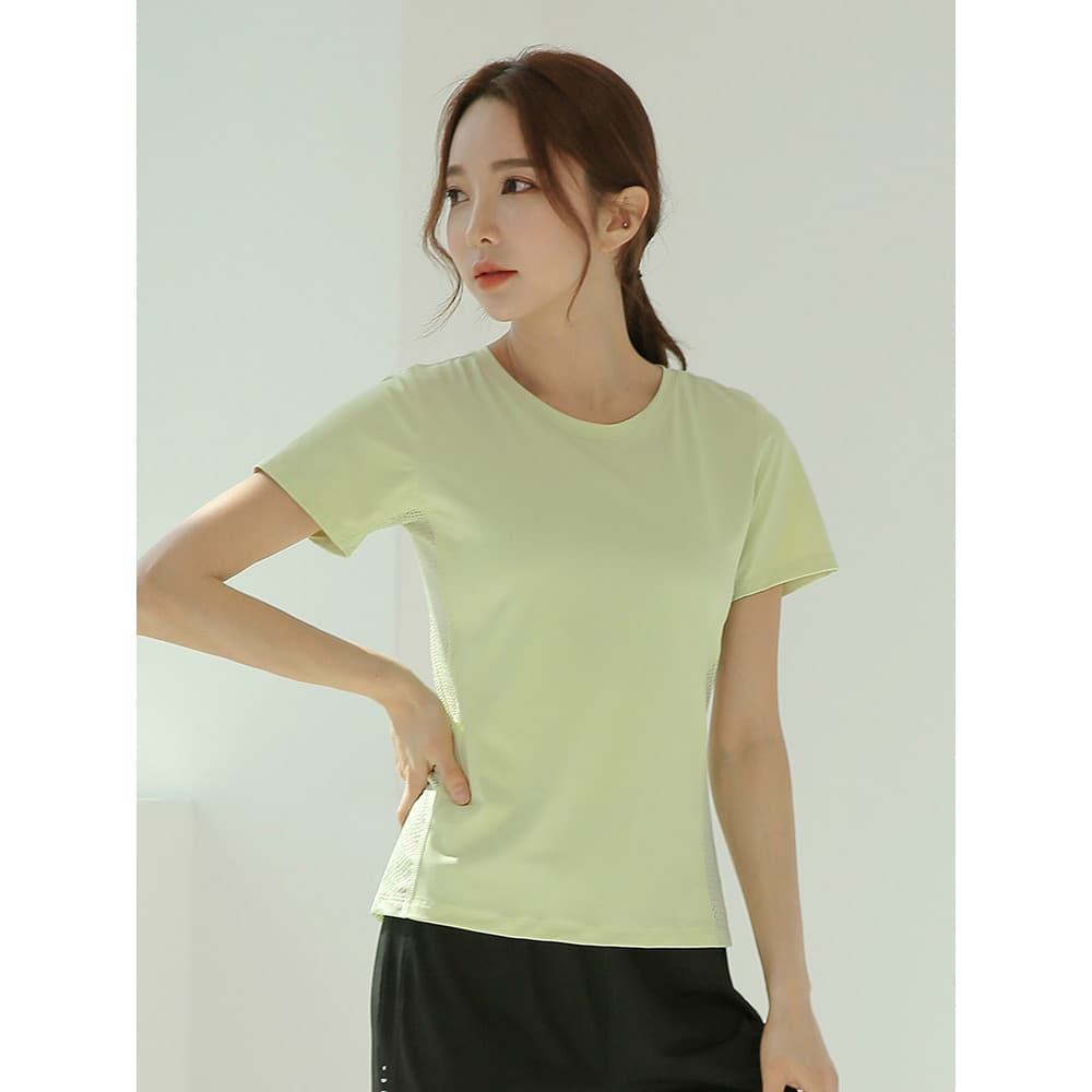 Verão estilo fino profissional esportes topo feminino correndo respirável de secagem rápida camiseta de Fitness Wear Yog