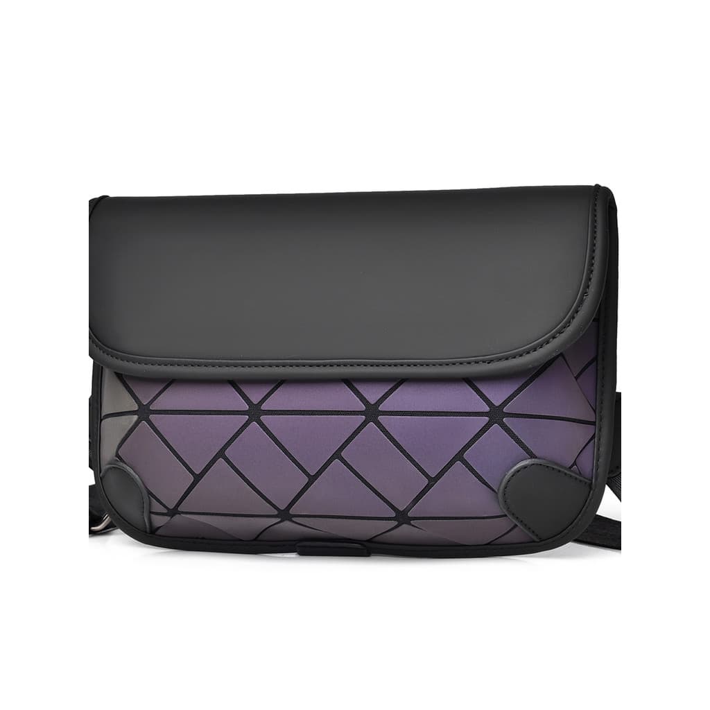 Street Wear xadrez clássico bolsa de ombro textura couro do plutônio Horizontal pequeno quadrado saco do mensageiro saco