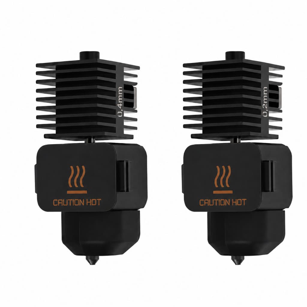 Hotend Bambu Lab A1/ A1 Mini Bico Impressora 3D Aço Endurecido removível - Troca Fácil