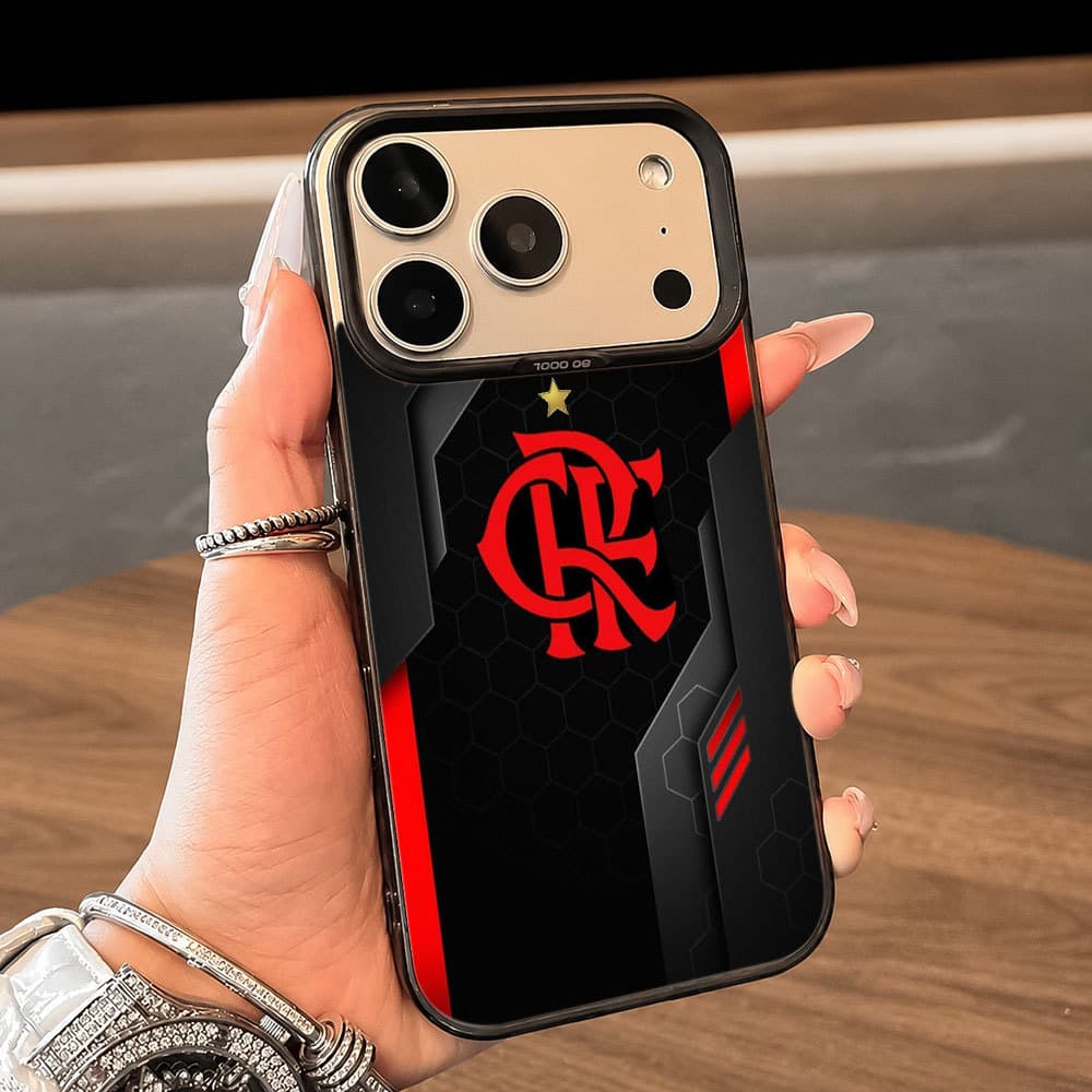 CR Flamengo Capa Para IPhone 17 13 12 11 Normal X XR XS 8 7 15 14 16 PRO MAX PLUS Air CRF Capinha