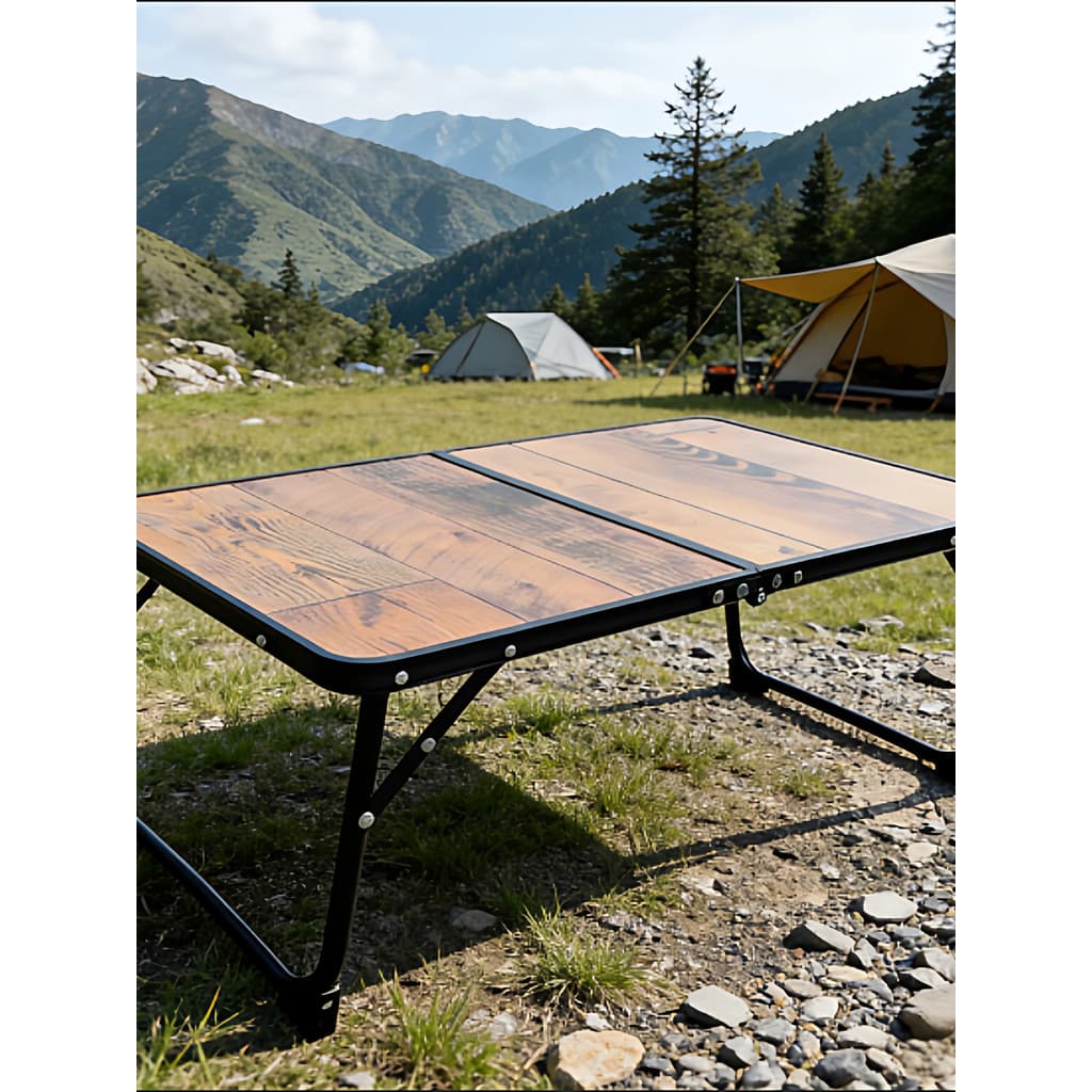 Mesa dobrável ao ar livre cadeira de mesa portátil liga alumínio acampamento piquenique churrasco mesa viagem suprimento
