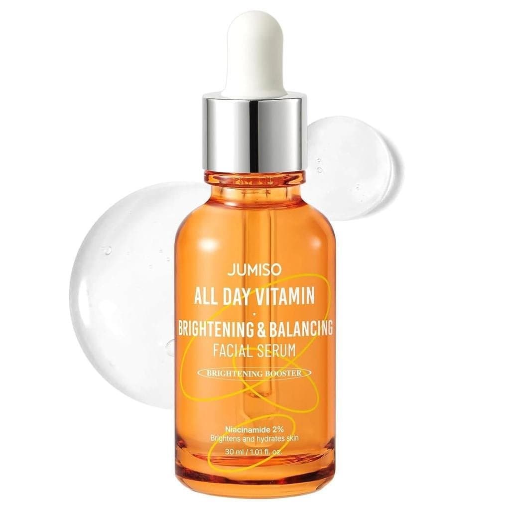 Sérum Facial JUMISO para o Dia Todo, Iluminador e Equilibrante, Presente, Vitaminas C, A, B, D, E, Sérum de Vitaminas, T