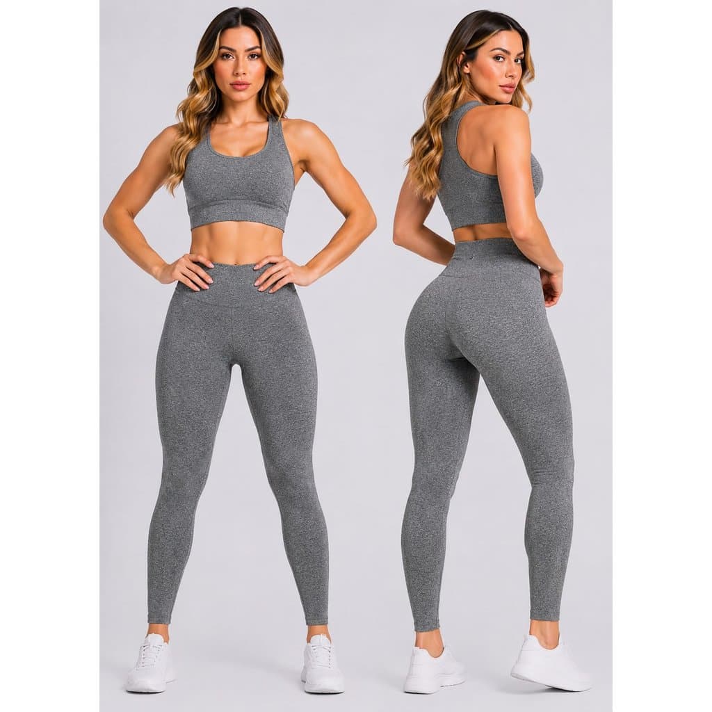 Calça Legging Feminina Blackout Zero Transparência Moda Fitness