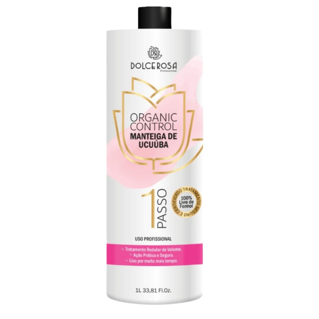 Progressiva  Orgânica Alisamento Sem Formol 1L Dolce Rosa