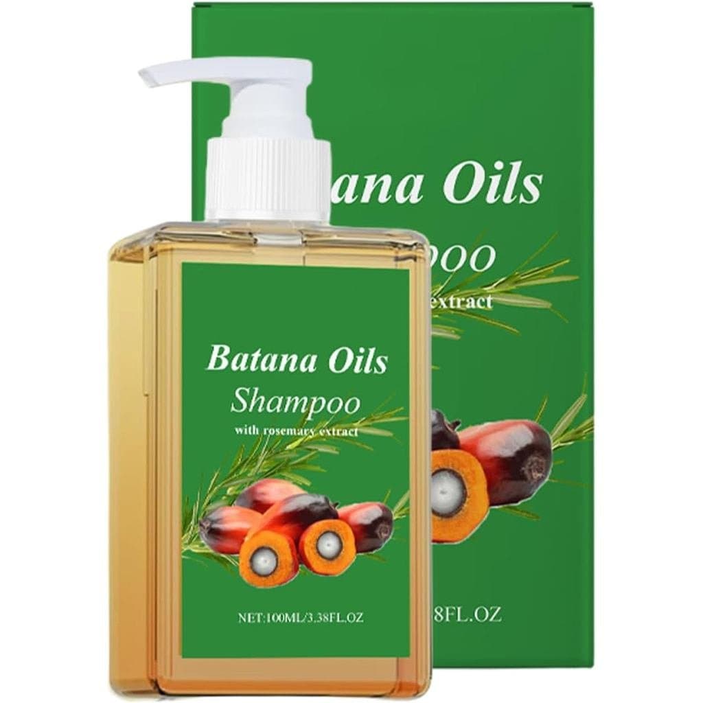 Shampoo de Óleo de Batana, Óleo de Batana Orgânico para Cabelos Saudáveis, Antiqueda, Elimina Pontas Duplas, Repara Cabe