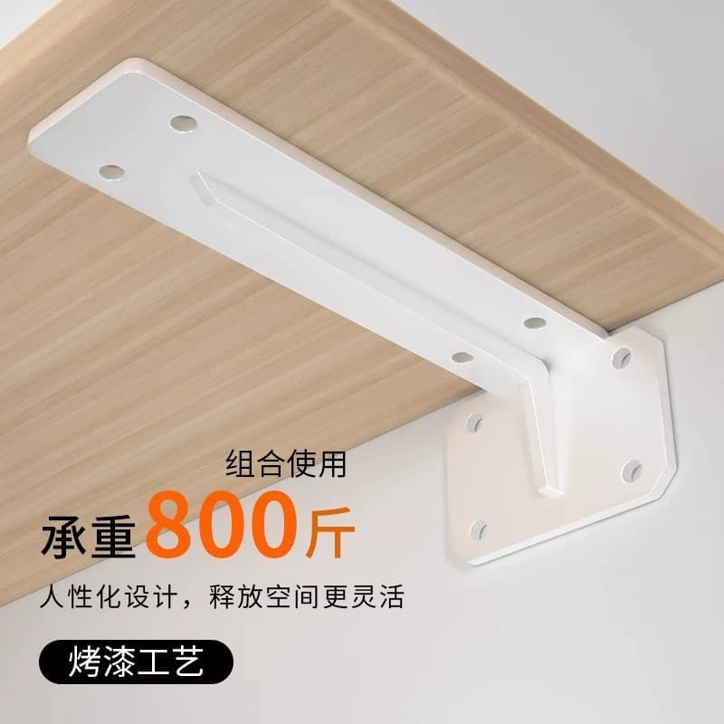 Suporte triangular de parede invisível para prateleira, suporte flutuante para estante de livros montada na parede OQOU