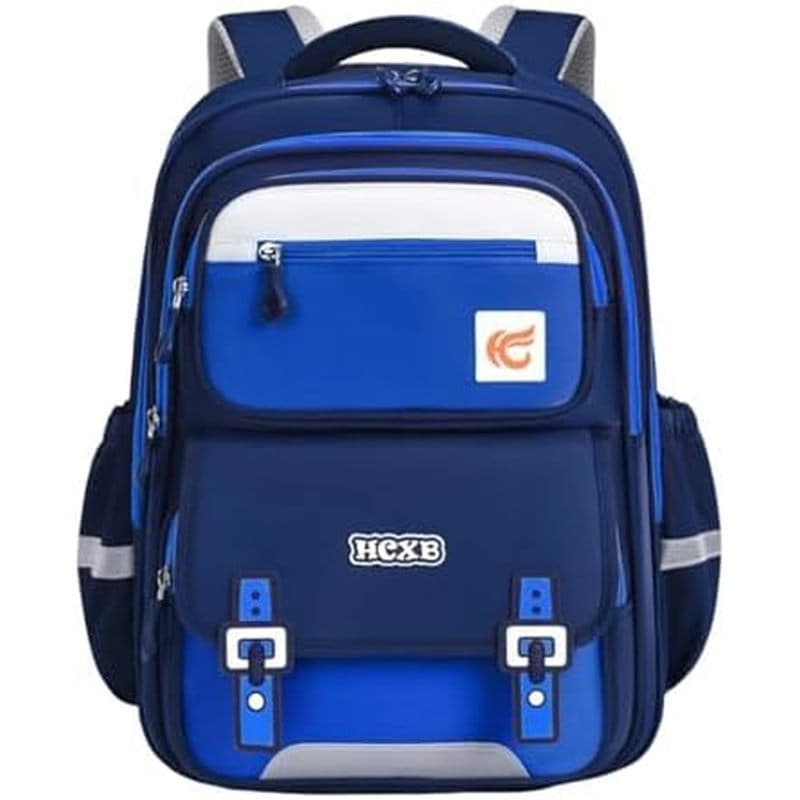 Mochila Durável Elegante Em Bloco De Cores , Ergonômica Fofa Antirroubo Com Design Para Presente De Novo Prazo (Laranja