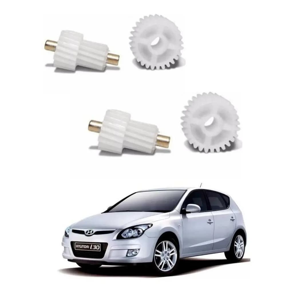 Kit 2 reparo Do Retrovisor Hyundai I30 Engrenagem Rebatimento