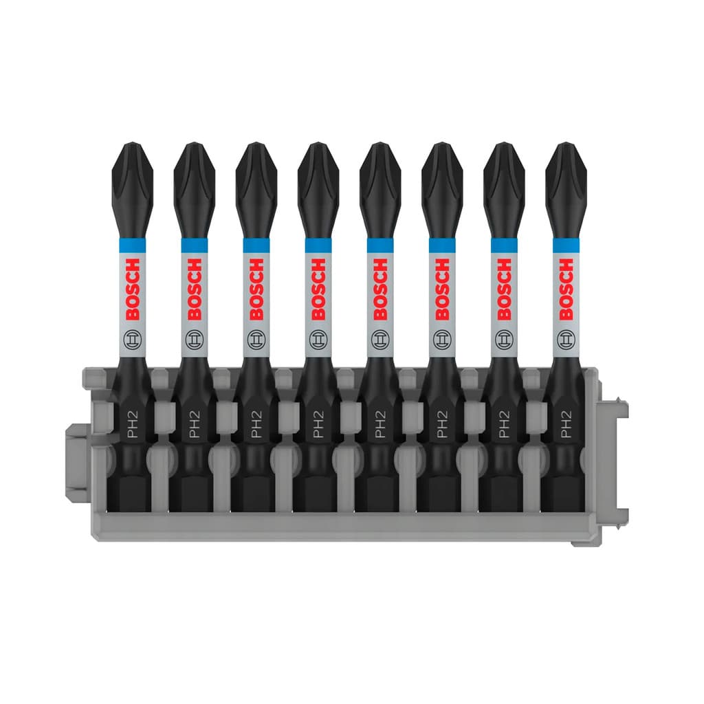 Bits Phillips 1/4" x 55mm PH2 Cartela com 8 Peças 2608522330 - BOSCH