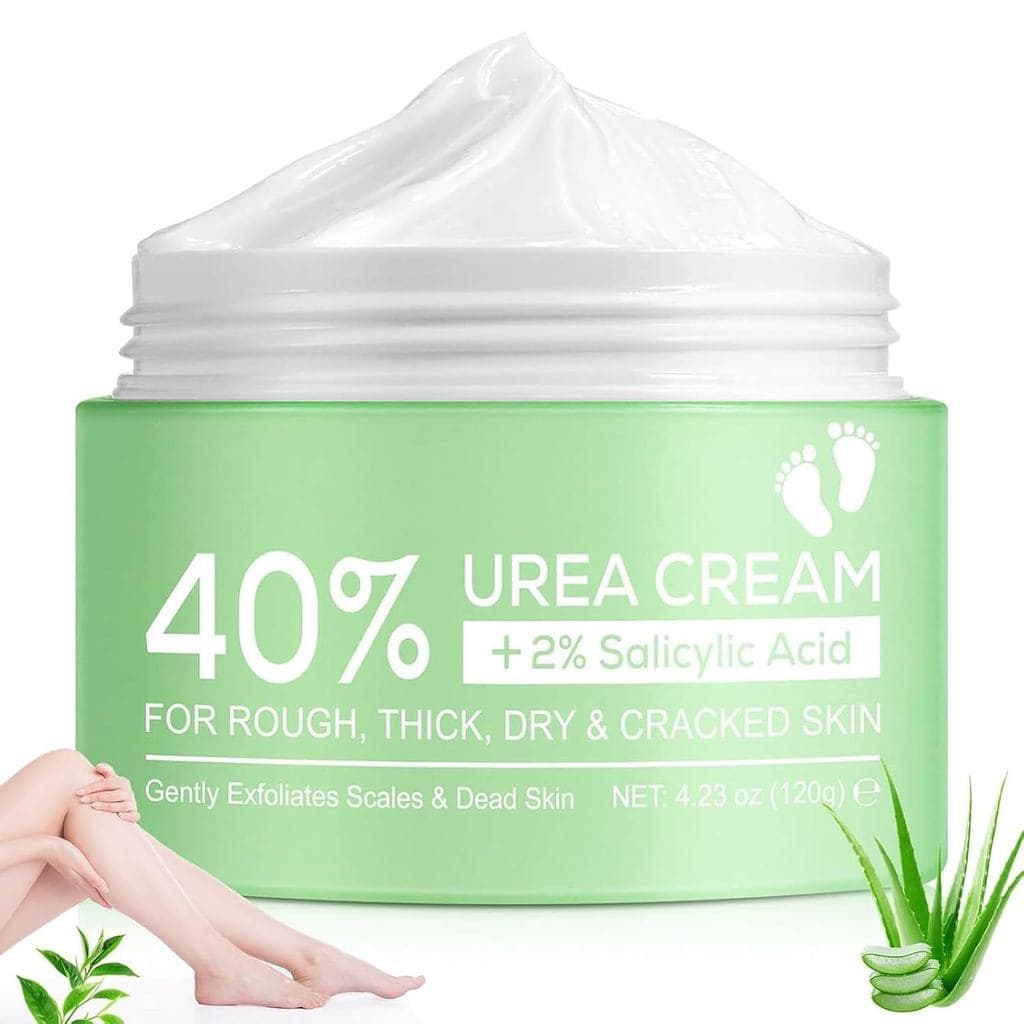 Creme de Ureia 40% com 2% de Ácido Salicílico, Creme de Ureia 40% adequado para pele áspera e rachada nos calcanhares, t