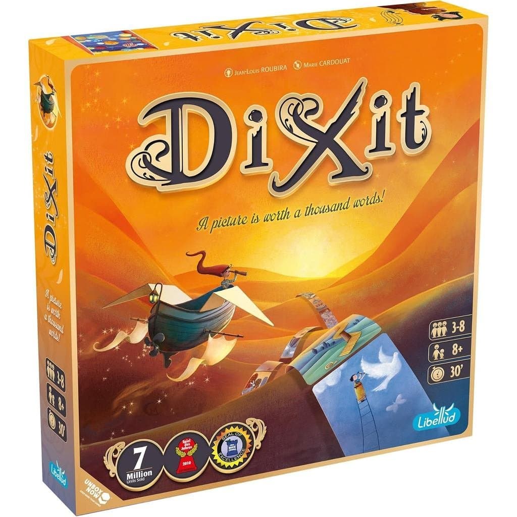 Jogo de Tabuleiro Dixit da Asmodee (Edição Atualizada de 2021) - O Jogo Premiado de Imaginação, Criatividade e Contação