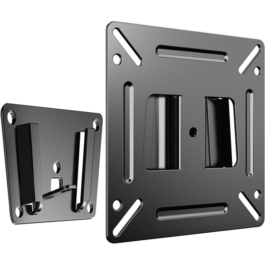 Suporte de Parede para Monitor TETVIK, Compatível com a Maioria das TVs de 14-24", Suporte Universal de Baixo Perfil par