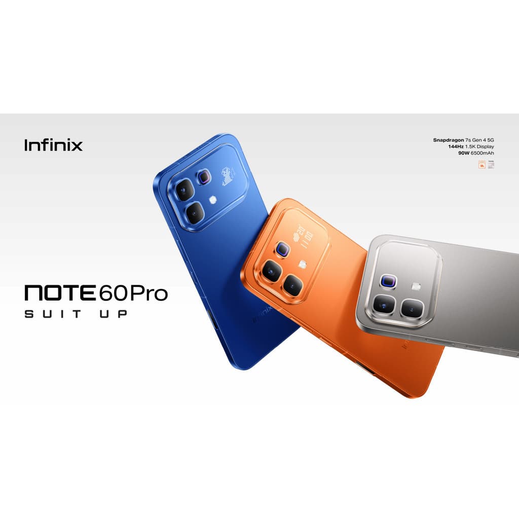 Infinix Note 60 Pro X6878 – Smartphone – 256GB de Armazenamento + 8GB RAM
