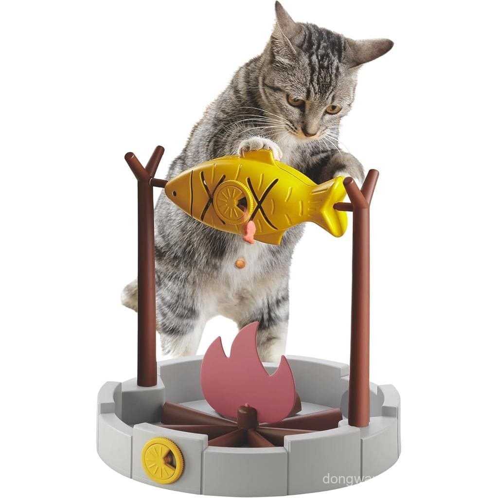 PetPals Comedouro Lento para Gatos, Dispensador de Petiscos - Brinquedo Interativo para Gatos e Pequenos Animais de Esti