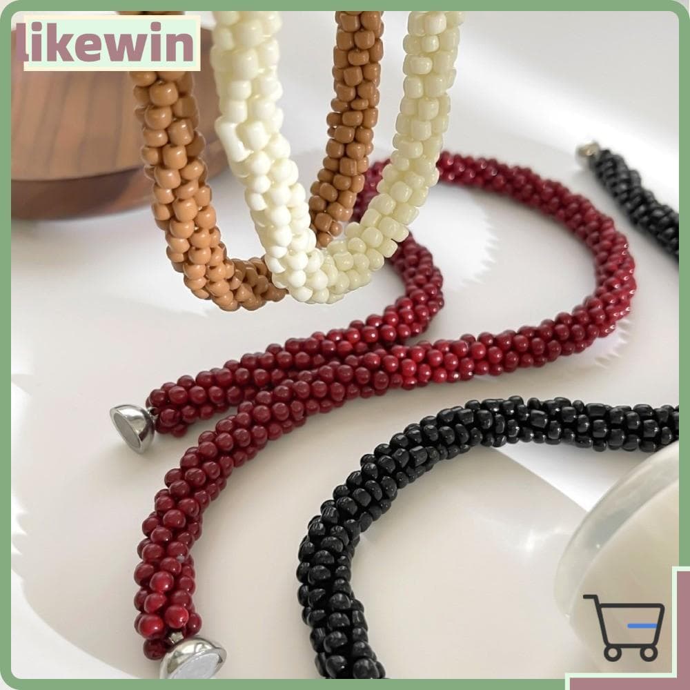 Colar Feminino KIND , De Contas Retrô Criativas Boêmio Com Fecho De Aço Inoxidável