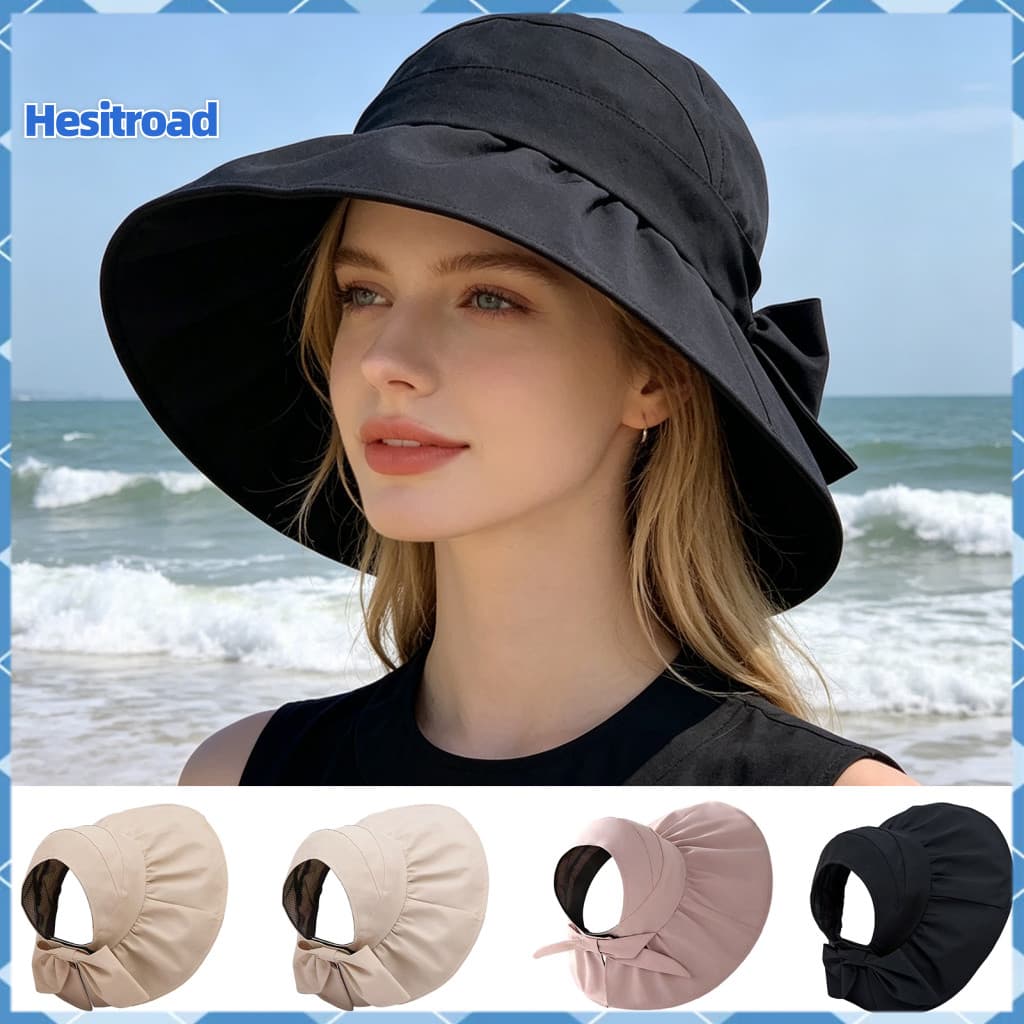 Summer Wide Brim Sun Hat for Women – Lightweight Uv Protection Face Shaping Breathable Vinyl Top Perfect for Outdoor S