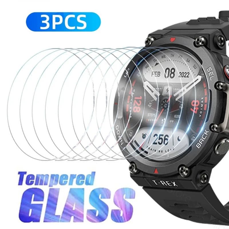 Para Kieslect L11 Pro KR 2 3 Pçs 9H Smartwatch Relógio Inteligente Protetor De Tela De Vidro Ltd KR2 Anti-Reflexo HD Fil